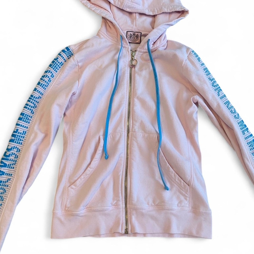 Y2K Juicy Couture Pink & Blue zip up
